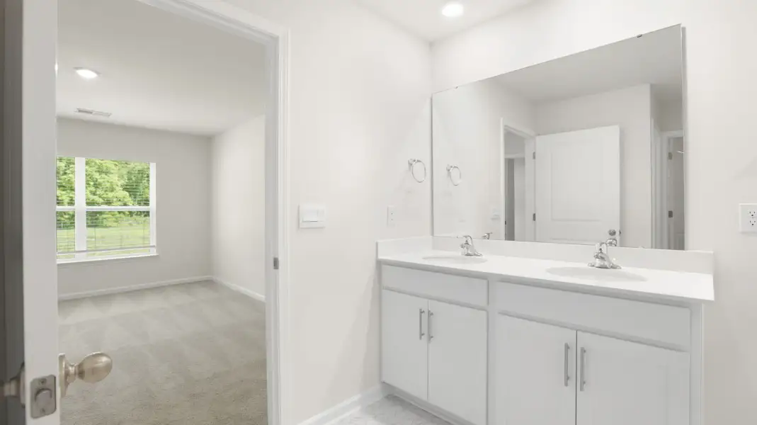 Furnished interior view inside a new home in Rydele Heights - Express, Asheville (Image 10).