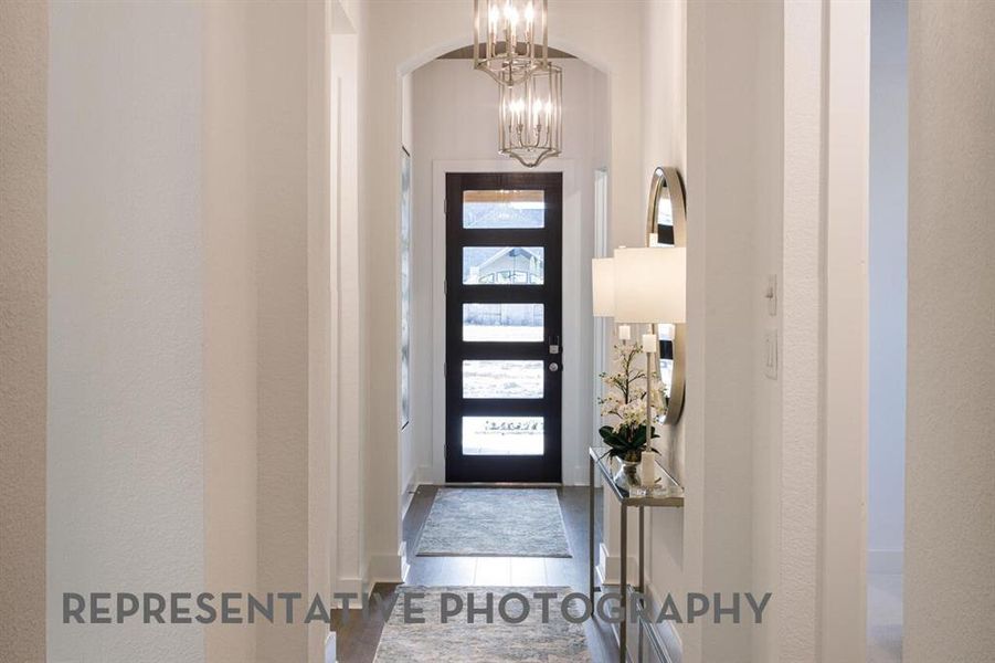 Furnished interior view inside a new home in Sandbrock Ranch, Aubrey (Image 15).