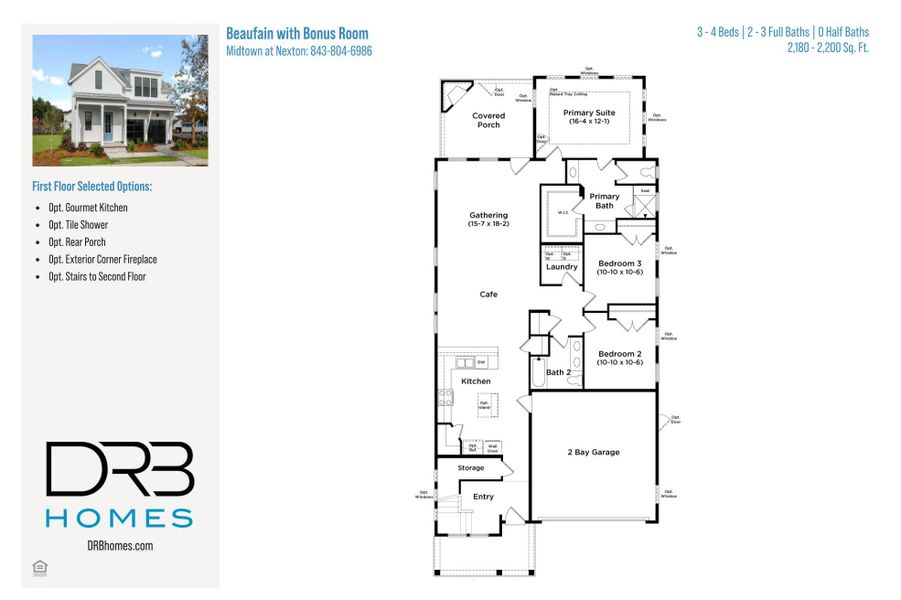 2D floor plan layout of this home in , Summerville, SC (Image 5).