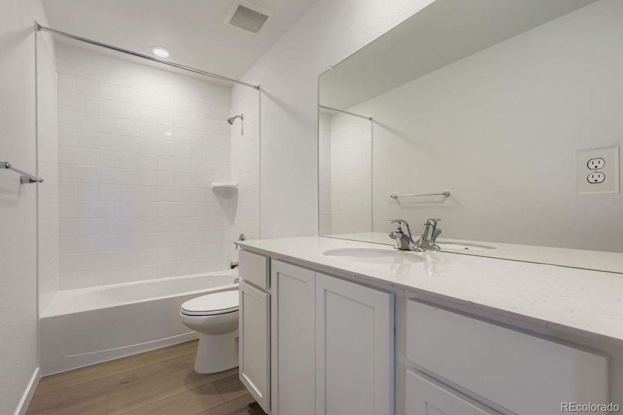 Furnished interior view inside a new home in Eastcreek Farm: The Camden Collection, Thornton (Image 5).