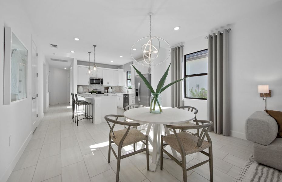 Furnished interior view inside a new home in Terreno, Naples (Image 7).