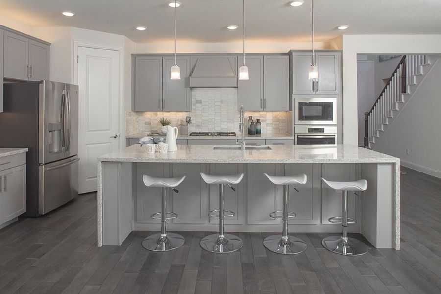 Representative furnished interior of a home built from the Amethyst by Taylor Morrison in Cross Creek Meadows 60s, Celina (Image 42).