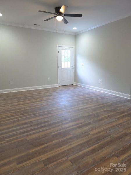 Great room looking towards back door