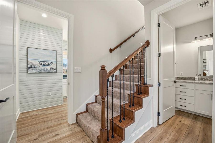 Furnished interior view inside a new home in , Granbury (Image 34).