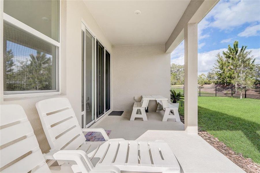 Exterior details and patio area of a home in Beaumont, Wildwood (Image 3).
