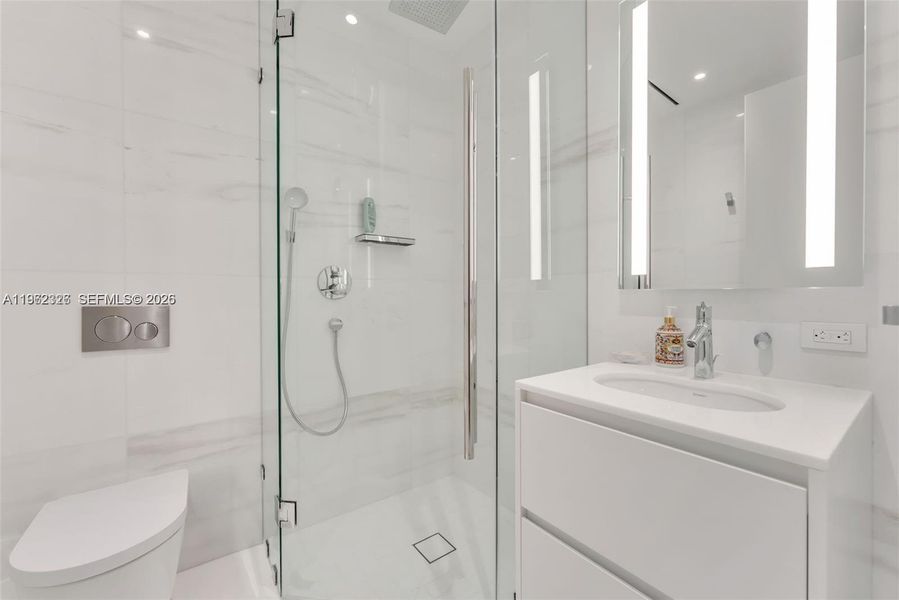 Furnished interior view inside a new home in , Miami (Image 21).