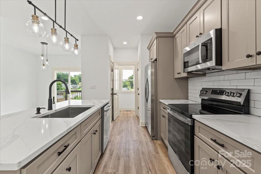 Furnished interior view inside a new home in , Gastonia (Image 12).