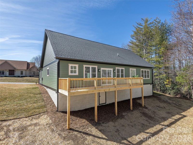 Exterior details and patio area of a home in , Hendersonville (Image 17).