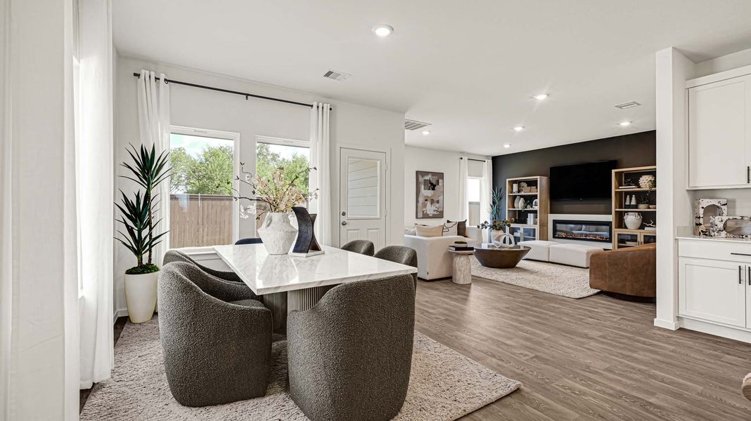 Representative furnished interior of a home built from the Sally by D.R. Horton in August Trails, Needville (Image 8).
