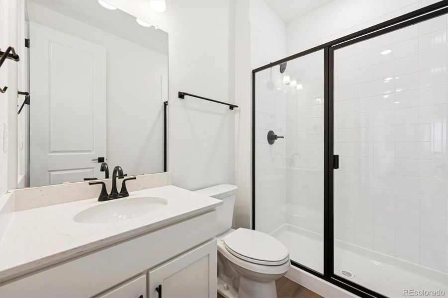 Furnished interior view inside a new home in Harvest Crossing, Aurora (Image 11). Furnished interior view inside a new home in Harvest Crossing, Aurora (Image 11).