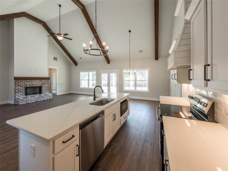 Furnished interior view inside a new home in , Social Circle (Image 9).