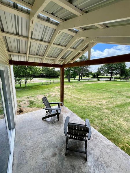 Exterior details and patio area of a home in , Mineral Wells (Image 18). Exterior details and patio area of a home in , Mineral Wells (Image 18).