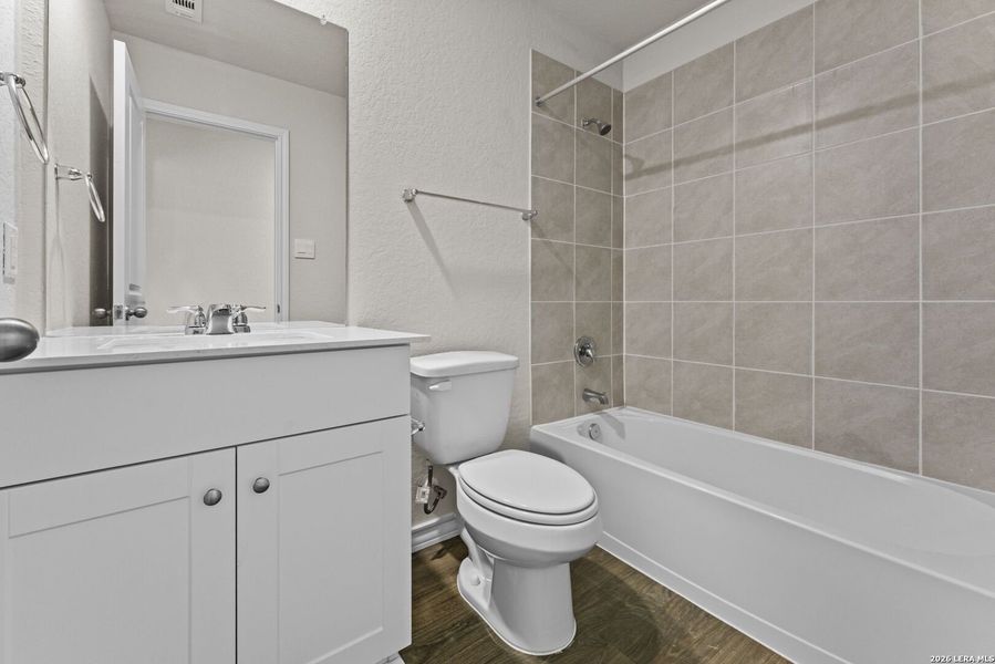 Furnished interior view inside a new home in Stonehill, San Antonio (Image 3). Furnished interior view inside a new home in Stonehill, San Antonio (Image 3).