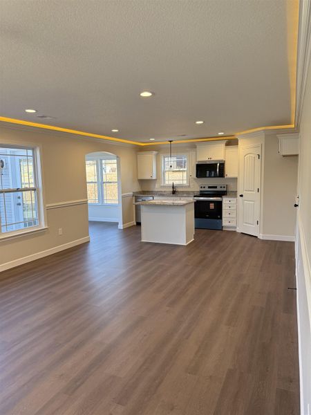 Spacious, unfurnished interior of a new home in Fall Creek, Inman (Image 5).