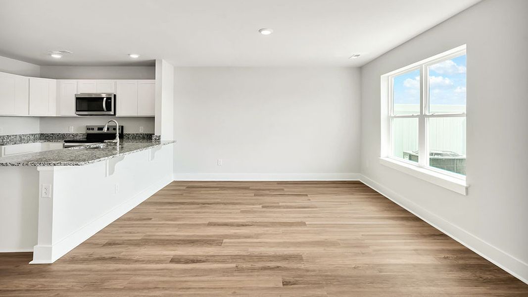 Spacious, unfurnished interior of a new home in The Landing at Sidbury Station, Castle Hayne (Image 19). Spacious, unfurnished interior of a new home in The Landing at Sidbury Station, Castle Hayne (Image 19).