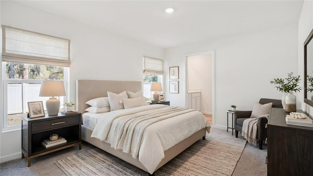Furnished interior view inside a new home in Sunset Hills, Summerfield (Image 13).
