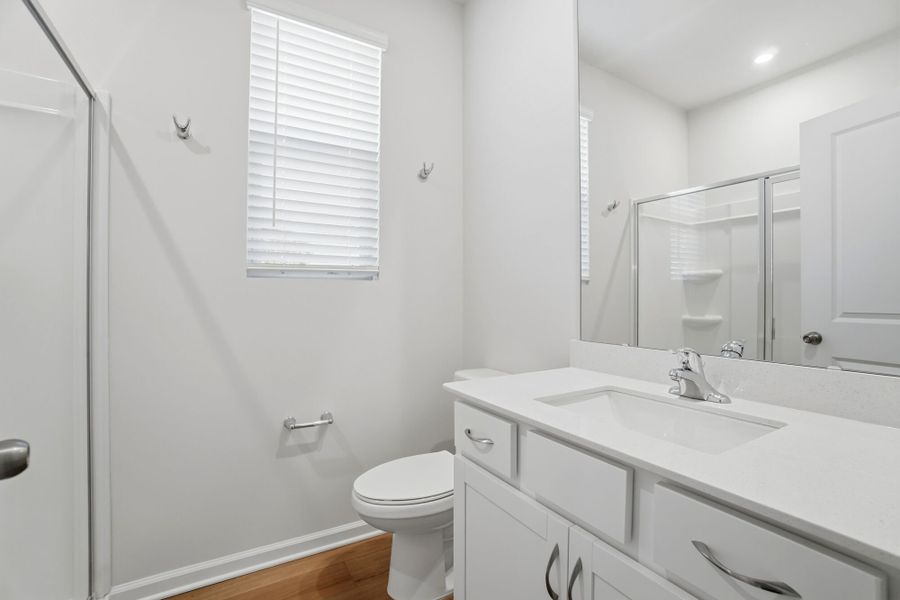 Furnished interior view inside a new home in Waxhaw Landing, Monroe (Image 8).