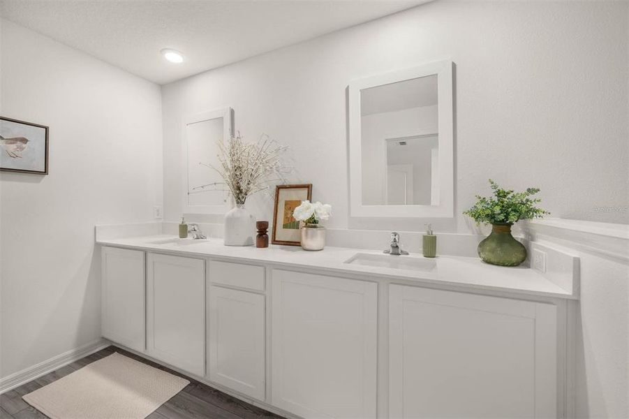 Furnished interior view inside a new home in Sol Vista, Dundee (Image 17). Furnished interior view inside a new home in Sol Vista, Dundee (Image 17).