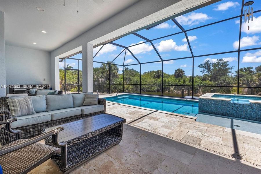 Exterior details and patio area of a home in , Port Charlotte (Image 19). Exterior details and patio area of a home in , Port Charlotte (Image 19).