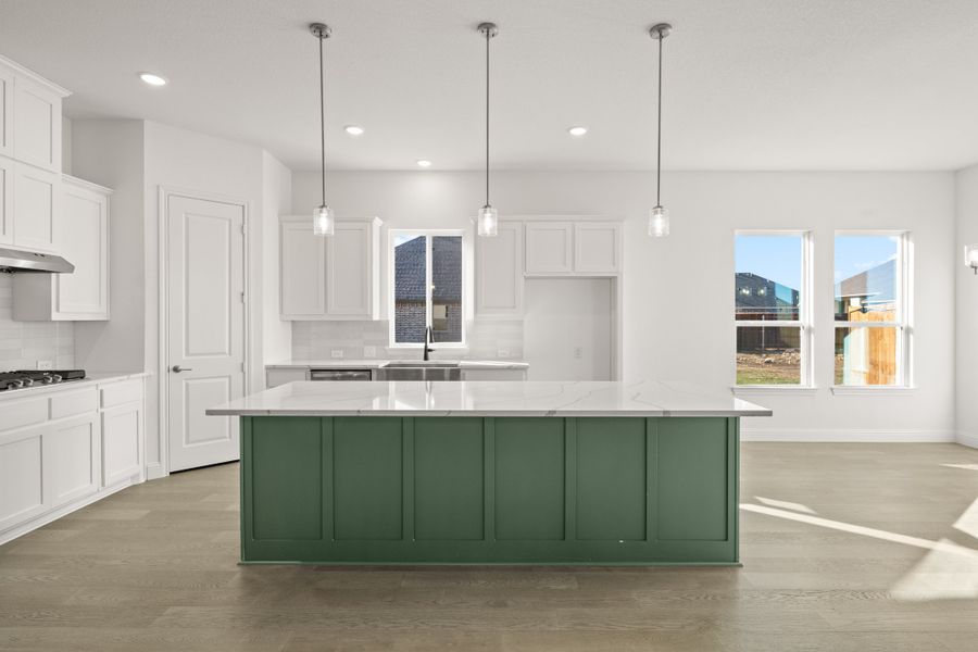 Furnished interior view inside a new home in Timberbrook, Justin (Image 8).
