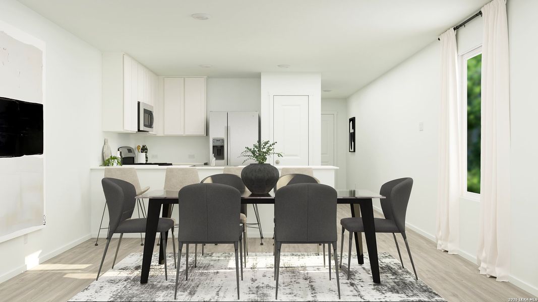 Furnished interior view inside a new home in , San Antonio (Image 14).