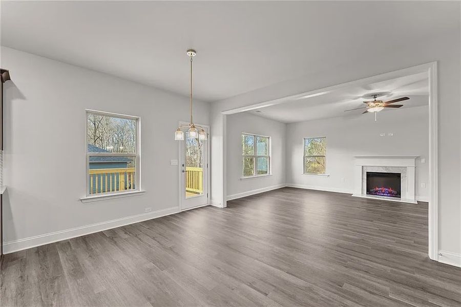 Spacious, unfurnished interior of a new home in Magnolia Villas, Cornelia (Image 18).