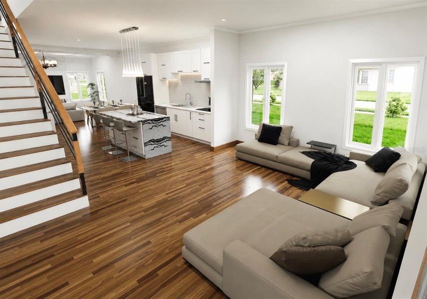Furnished interior view inside a new home in , St. Petersburg (Image 7). Furnished interior view inside a new home in , St. Petersburg (Image 7).