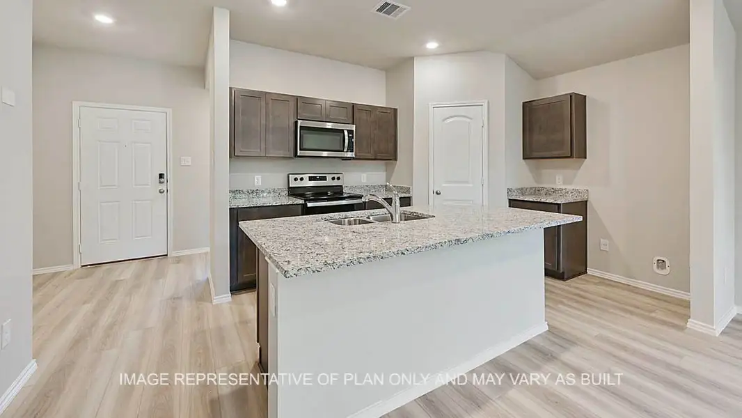 Furnished interior view inside a new home in Liberty Village, Brenham (Image 4).