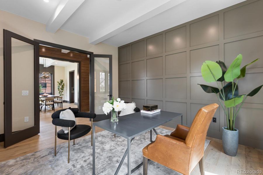 Furnished interior view inside a new home in , Denver (Image 38).