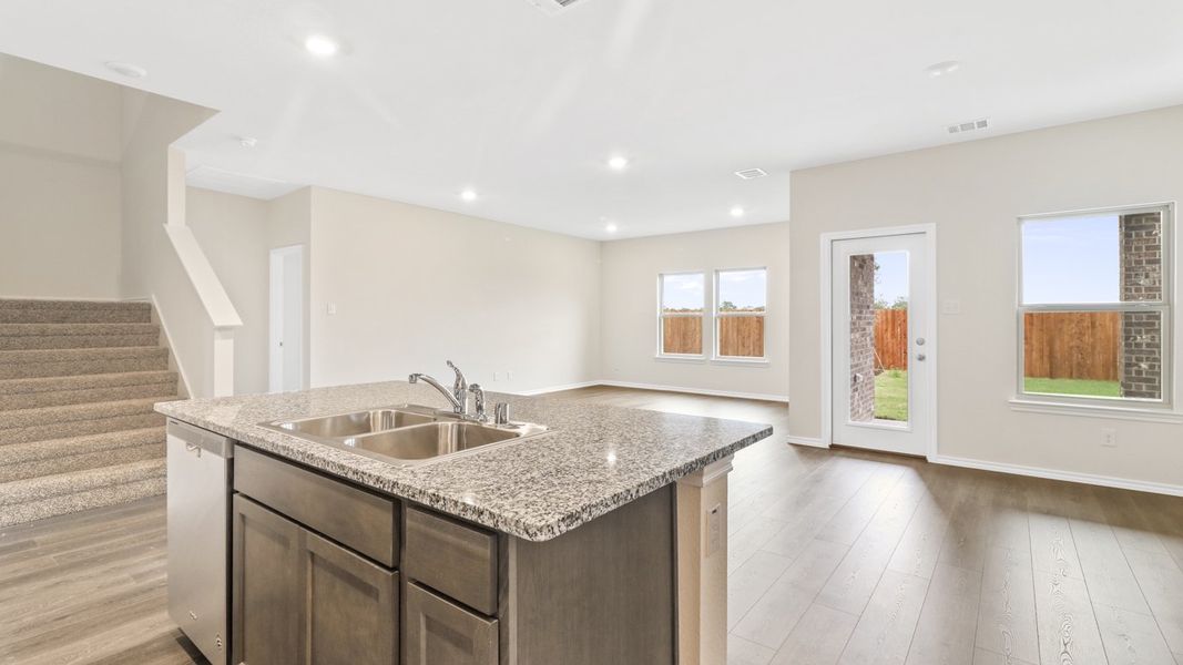 Furnished interior view inside a new home in Saddlebrook, Waxahachie (Image 8).