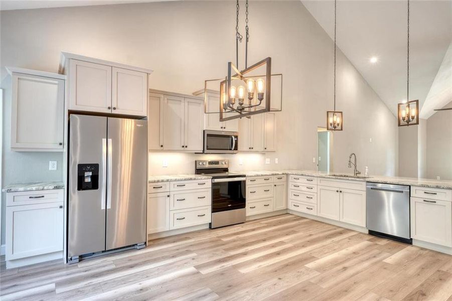 Furnished interior view inside a new home in , Blairsville (Image 7).