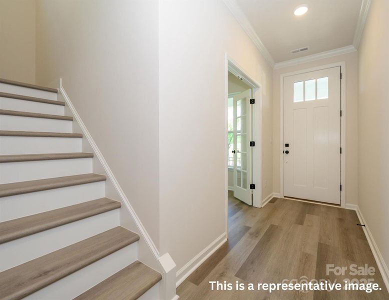 Spacious, unfurnished interior of a new home in Whitley Preserve – Park Collection, Mint Hill (Image 5). Spacious, unfurnished interior of a new home in Whitley Preserve – Park Collection, Mint Hill (Image 5).
