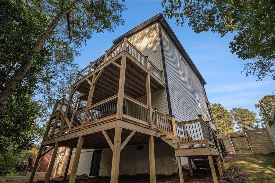 Front exterior of a new home in , Atlanta, GA, highlighting curb appeal (Image 27).