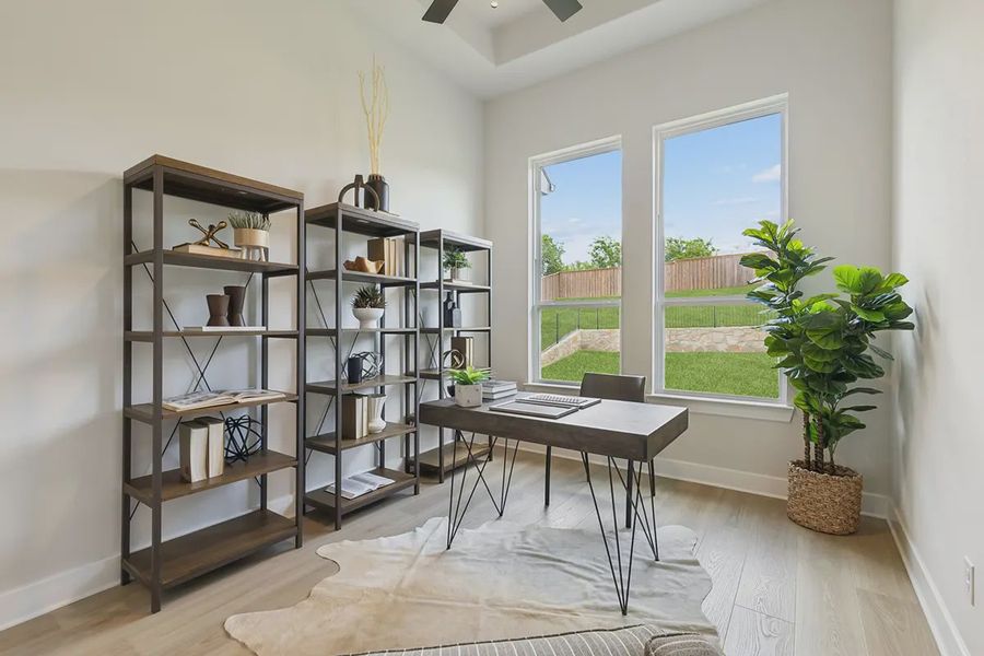 Furnished interior view inside a new home in The Vines, Haslet (Image 8).
