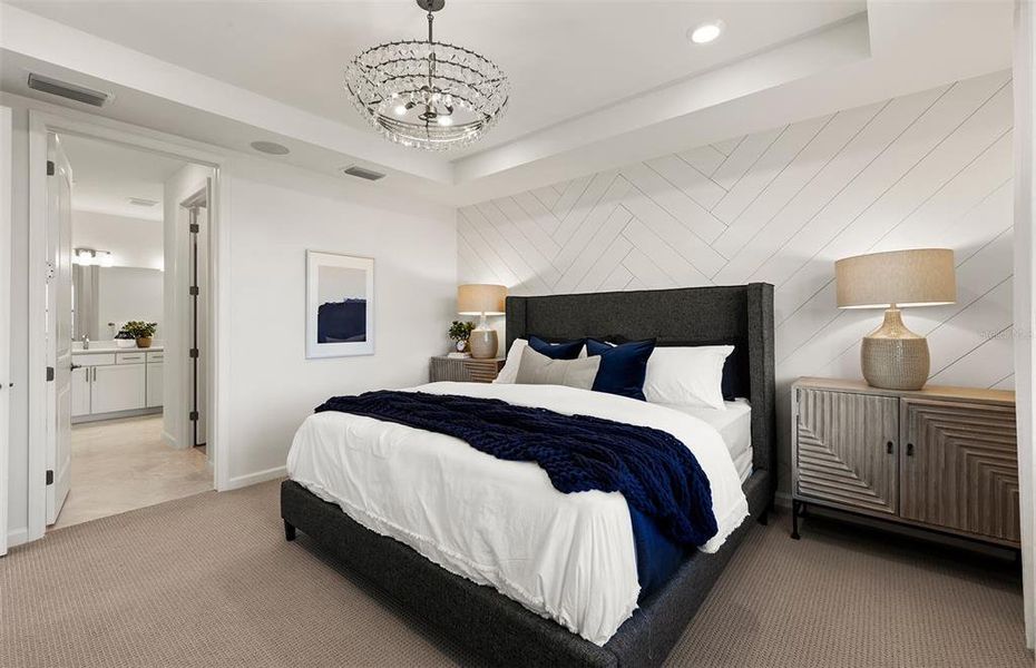 Furnished interior view inside a new home in Del Webb Catalina, Lakewood Ranch (Image 10). Furnished interior view inside a new home in Del Webb Catalina, Lakewood Ranch (Image 10).