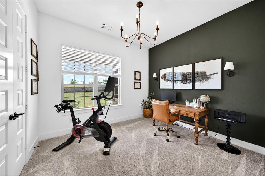 Furnished interior view inside a new home in Gatlin Ranch, Springtown (Image 30).