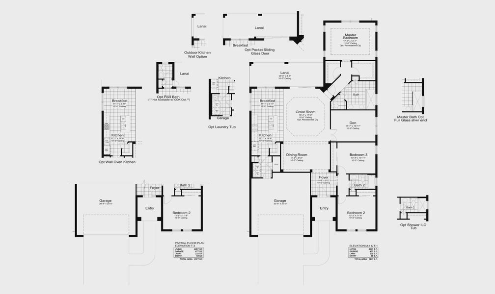 2D floor plan layout for the Endless Summer 4 by Neal Communities in Wildleaf at North River Ranch, Parrish, FL (Image 5).