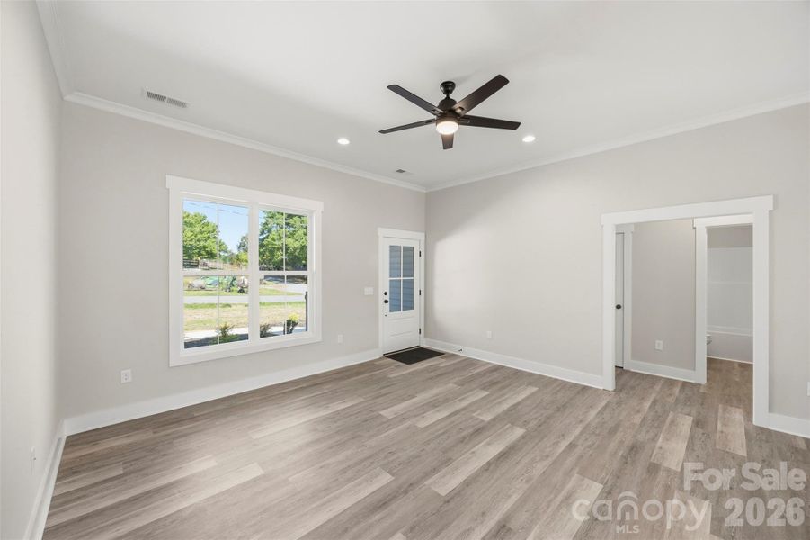 Spacious, unfurnished interior of a new home in , Albemarle (Image 14).