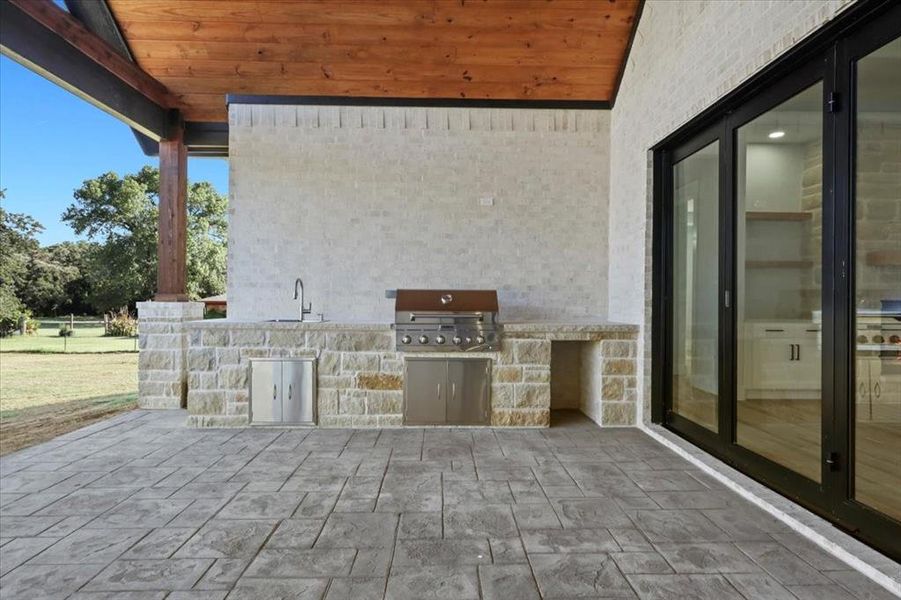 Exterior details and patio area of a home in , Burleson (Image 25). Exterior details and patio area of a home in , Burleson (Image 25).