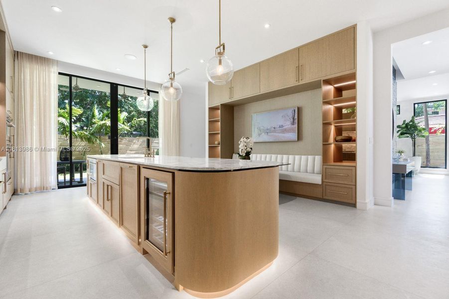 Furnished interior view inside a new home in , Miami (Image 28).