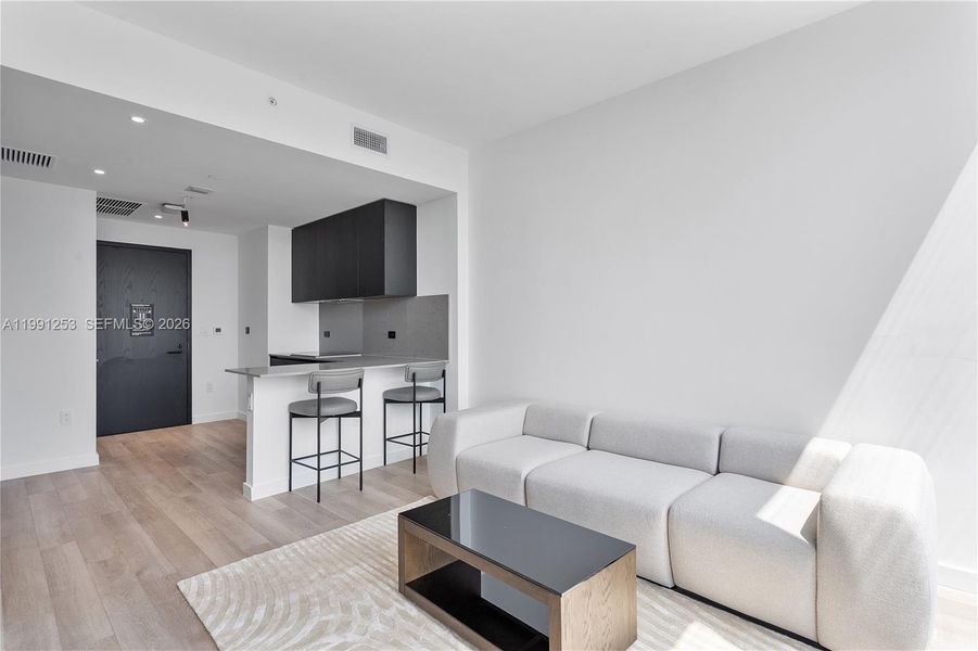 Furnished interior view inside a new home in , Miami (Image 12).