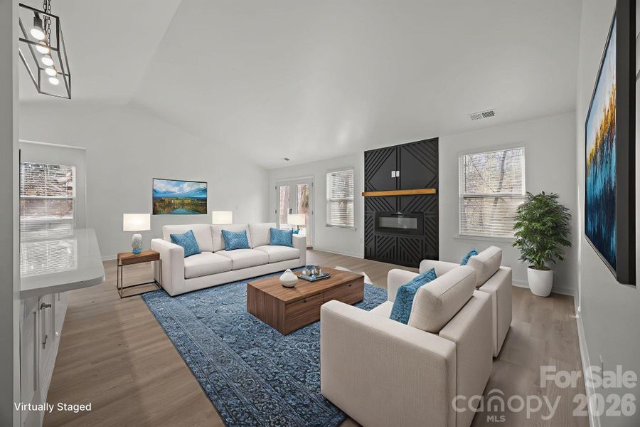 Virtually Staged - Living Room