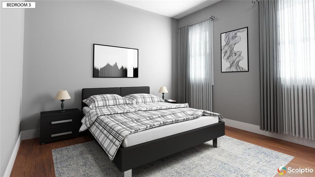 Furnished interior view inside a new home in , Leander (Image 12).