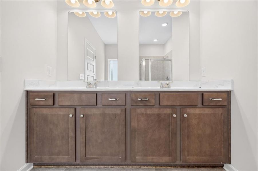 Furnished interior view inside a new home in Summerfield Place, Carrollton (Image 8).