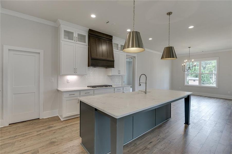 Furnished interior view inside a new home in , Buford (Image 19).