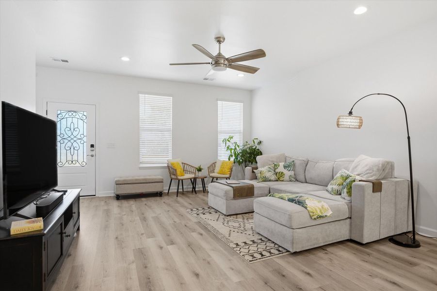 Furnished interior view inside a new home in , Summerville (Image 11). Furnished interior view inside a new home in , Summerville (Image 11).