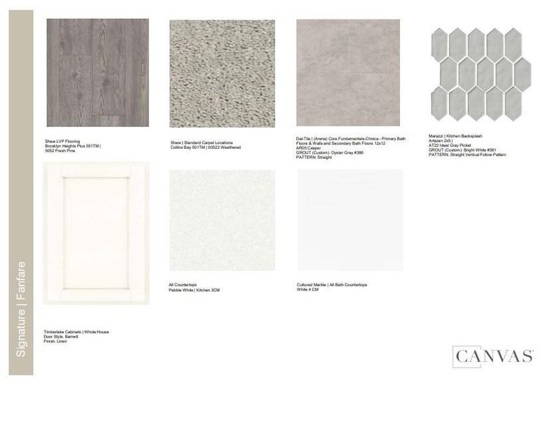 Sample of building materials used in homes in Auburn Glen, Dacula (Image 23).