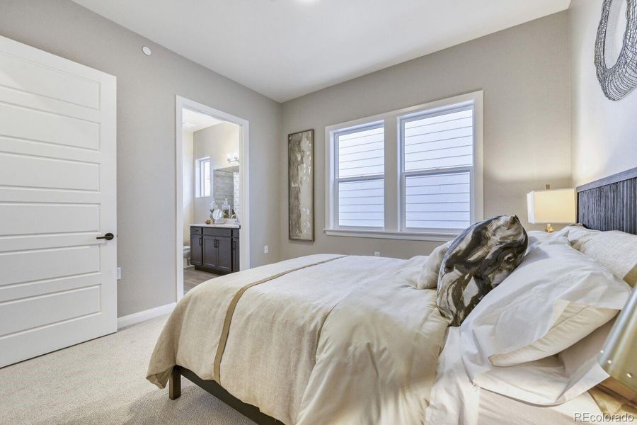 Furnished interior view inside a new home in , Broomfield (Image 17).