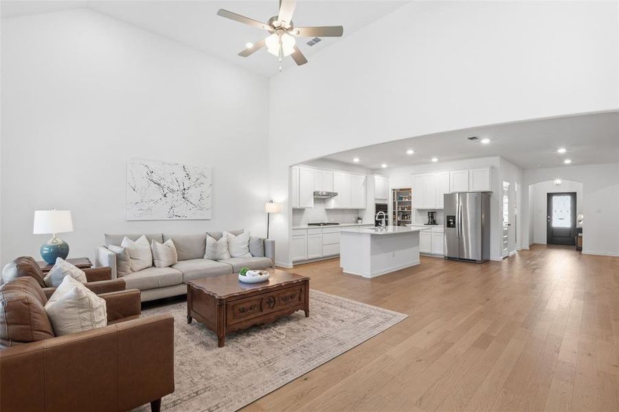 Furnished interior view inside a new home in Whitewing Trails, Princeton (Image 16).