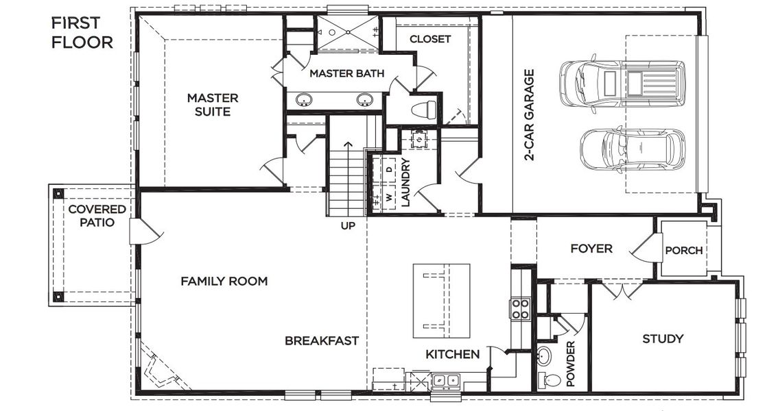 2D floor plan layout for the The Wimberley by McKinley Homes in River Ranch Meadows, Dayton, TX (Image 2). 2D floor plan layout for the The Wimberley by McKinley Homes in River Ranch Meadows, Dayton, TX (Image 2).